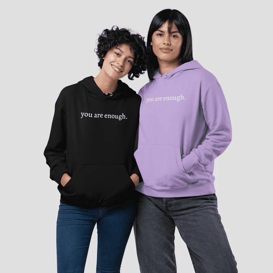 Unisex hoodie with powerful message