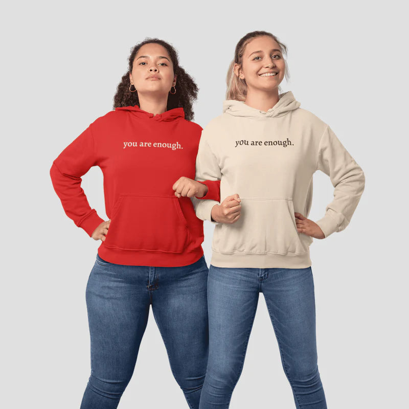 Unisex hoodie with powerful message